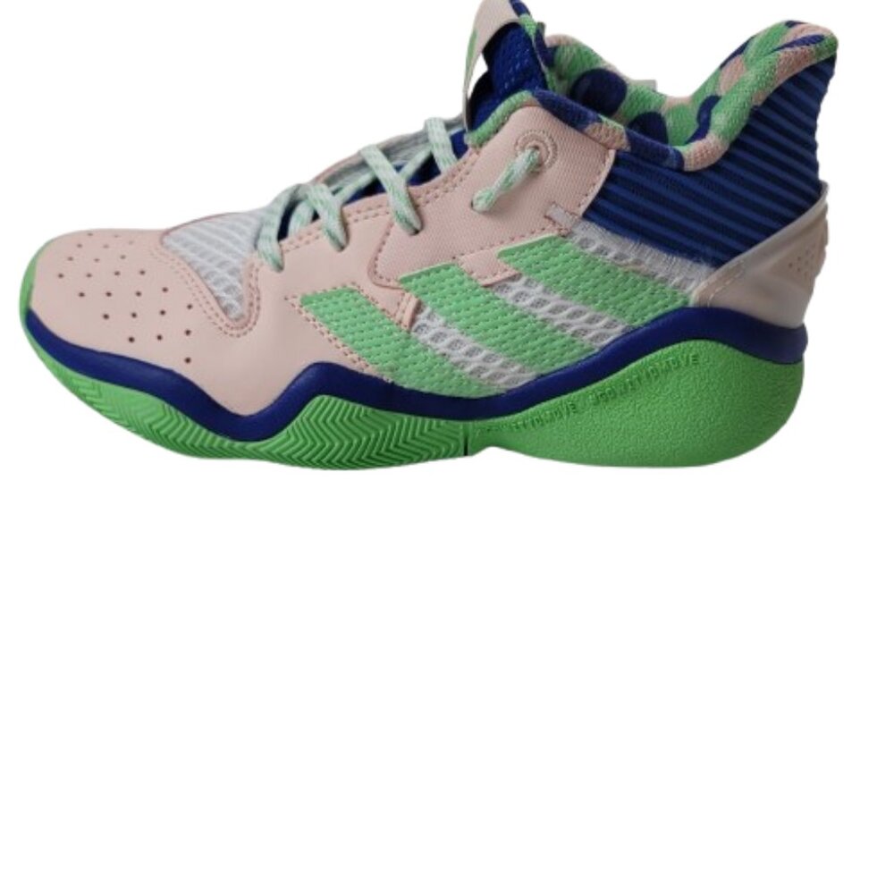 Adidas Harden Stepback Size 3 Pink Mint Basketball Shoes NWT